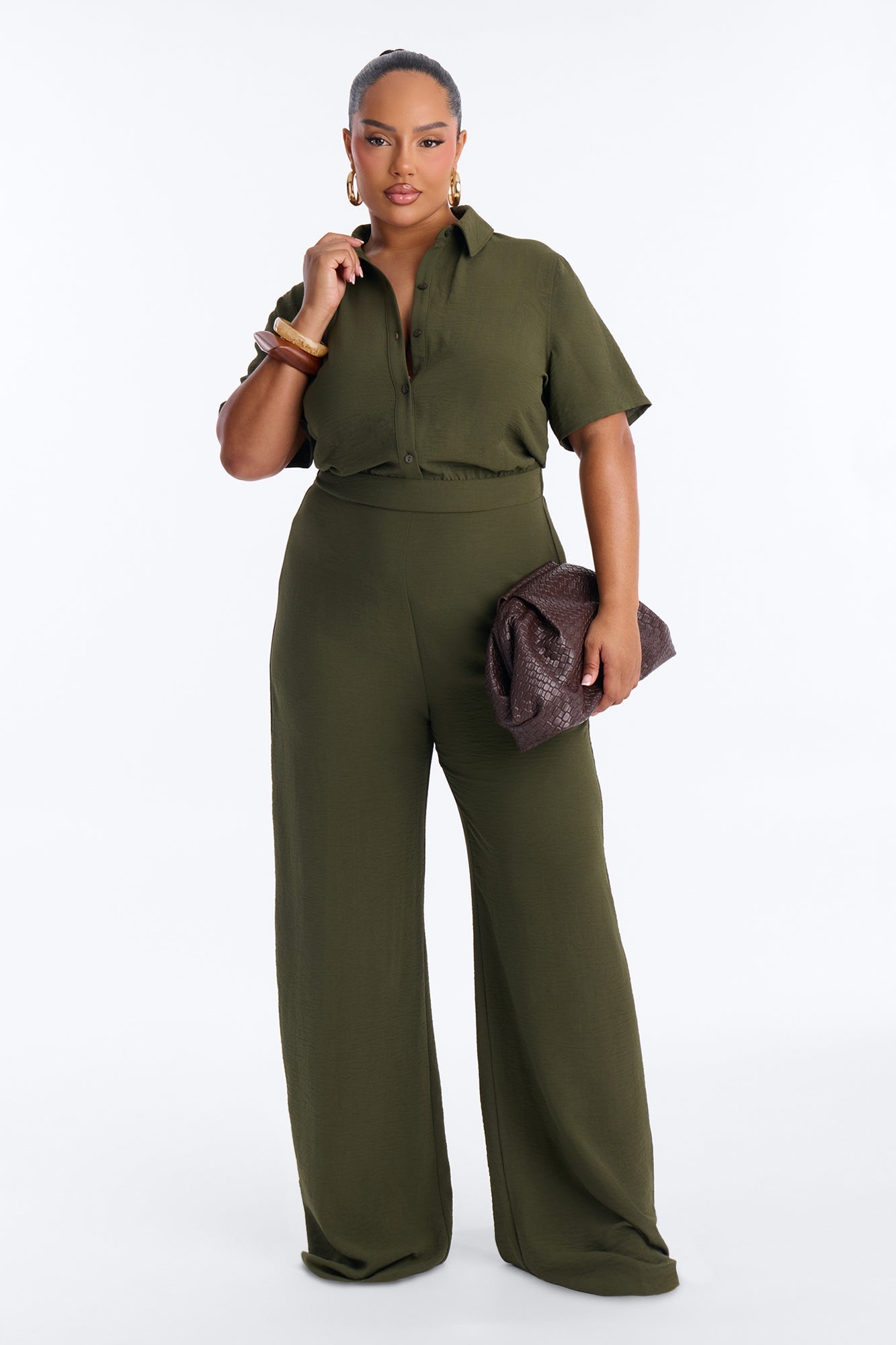 Makenzie Short Sleeve Jumpsuit