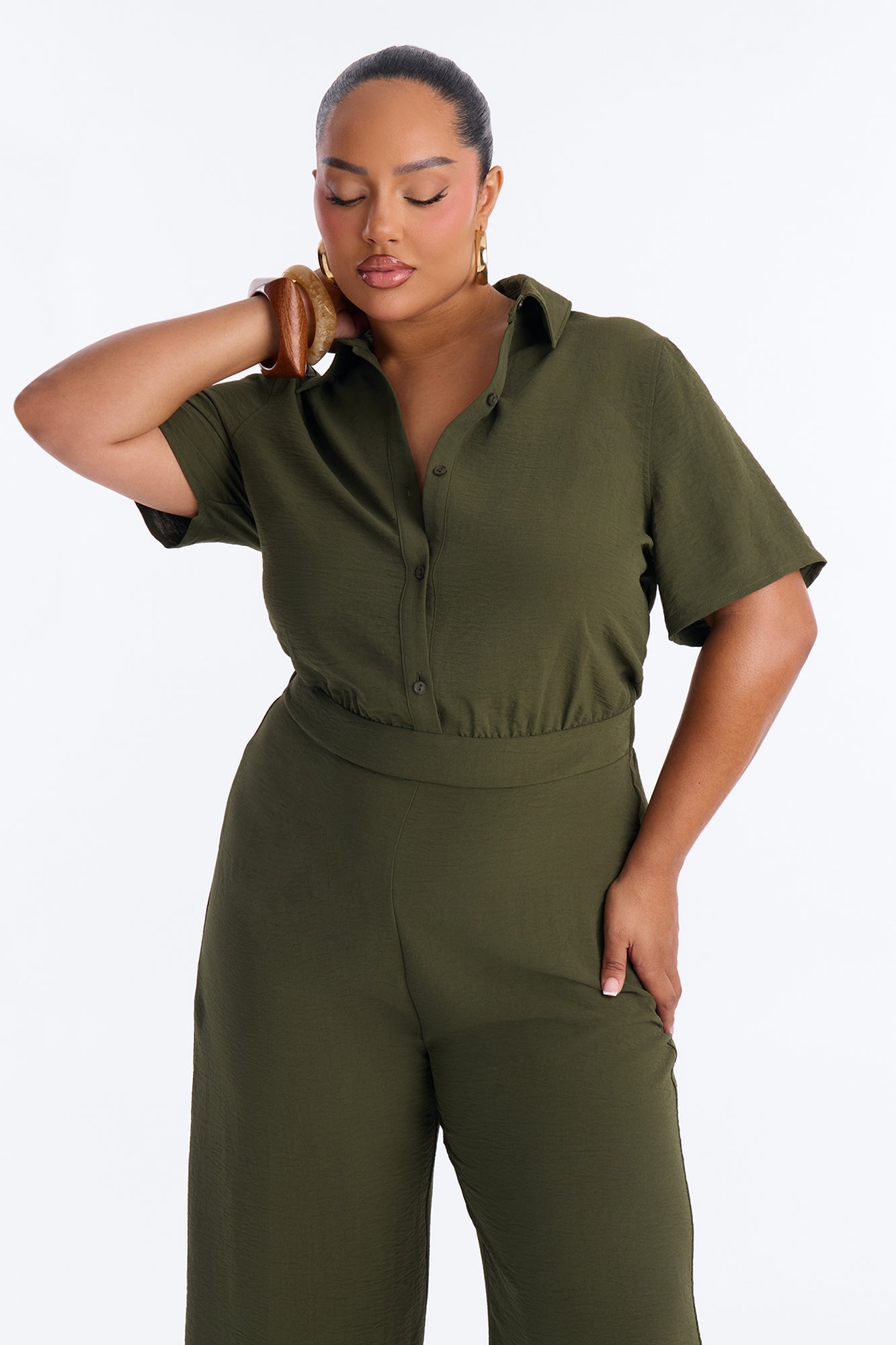 Makenzie Short Sleeve Jumpsuit