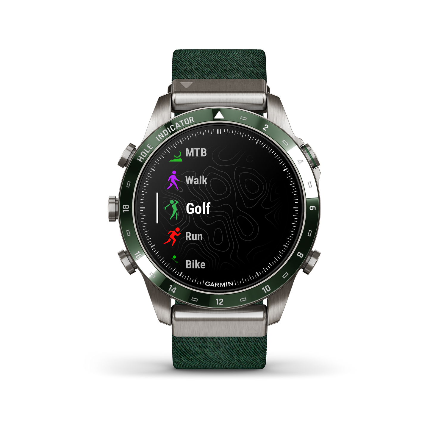 Garmin MARQ Golfer (Gen 2) – 46 mm Titanium, AMOLED Touchscreen, Luxury Golf Watch