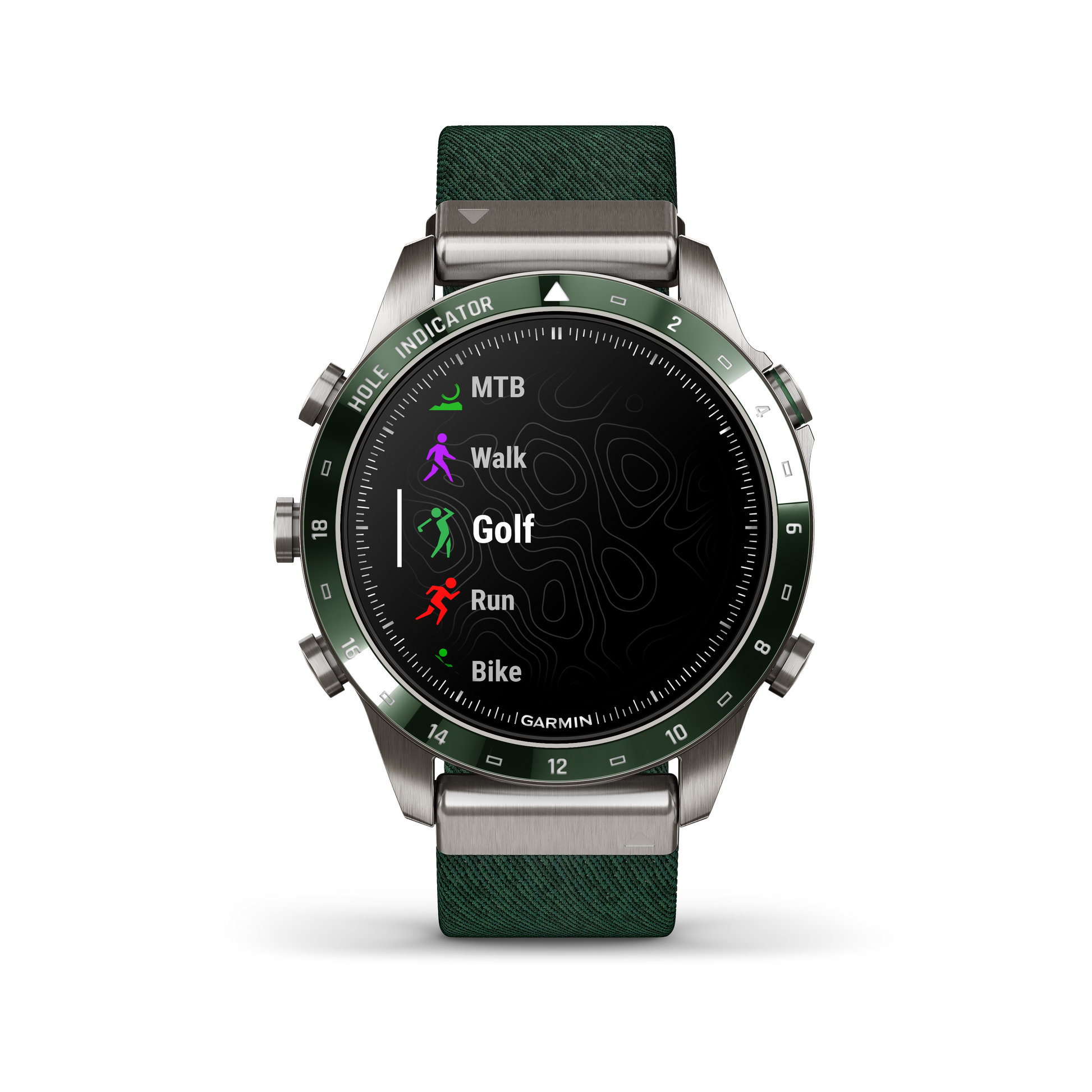 Garmin MARQ Golfer (Gen 2) – 46 mm Titanium, AMOLED Touchscreen, Luxury Golf Watch