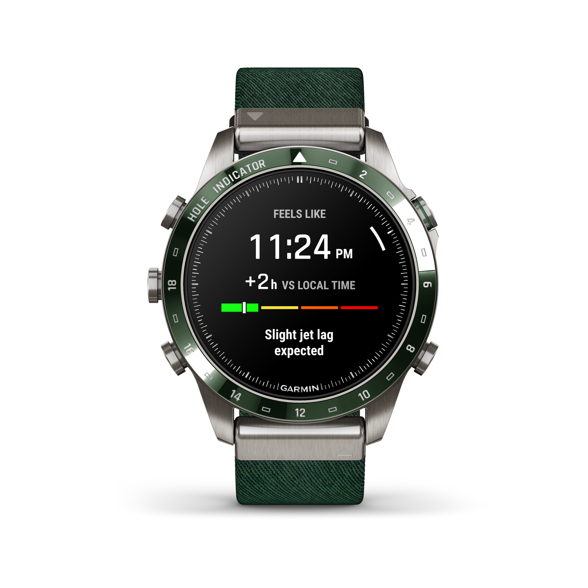 Garmin MARQ Golfer (Gen 2) – 46 mm Titanium, AMOLED Touchscreen, Luxury Golf Watch