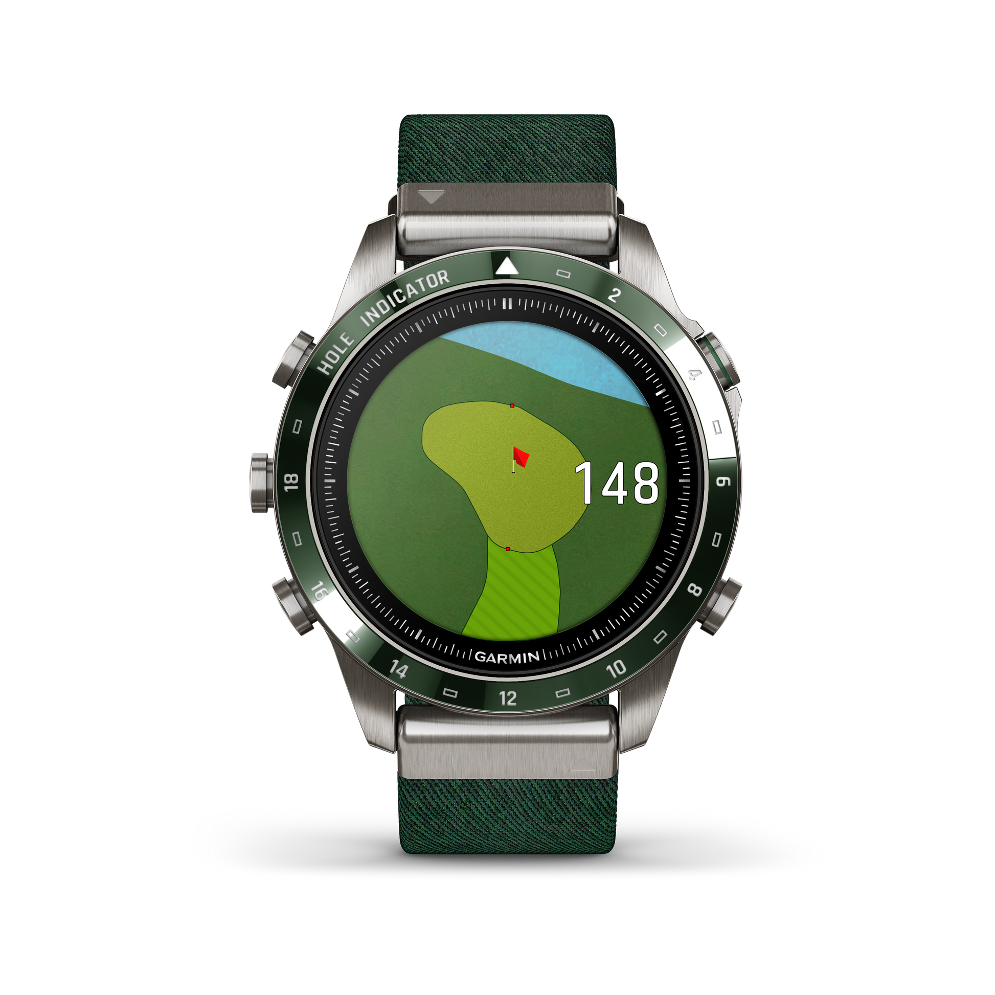 Garmin MARQ Golfer (Gen 2) – 46 mm Titanium, AMOLED Touchscreen, Luxury Golf Watch