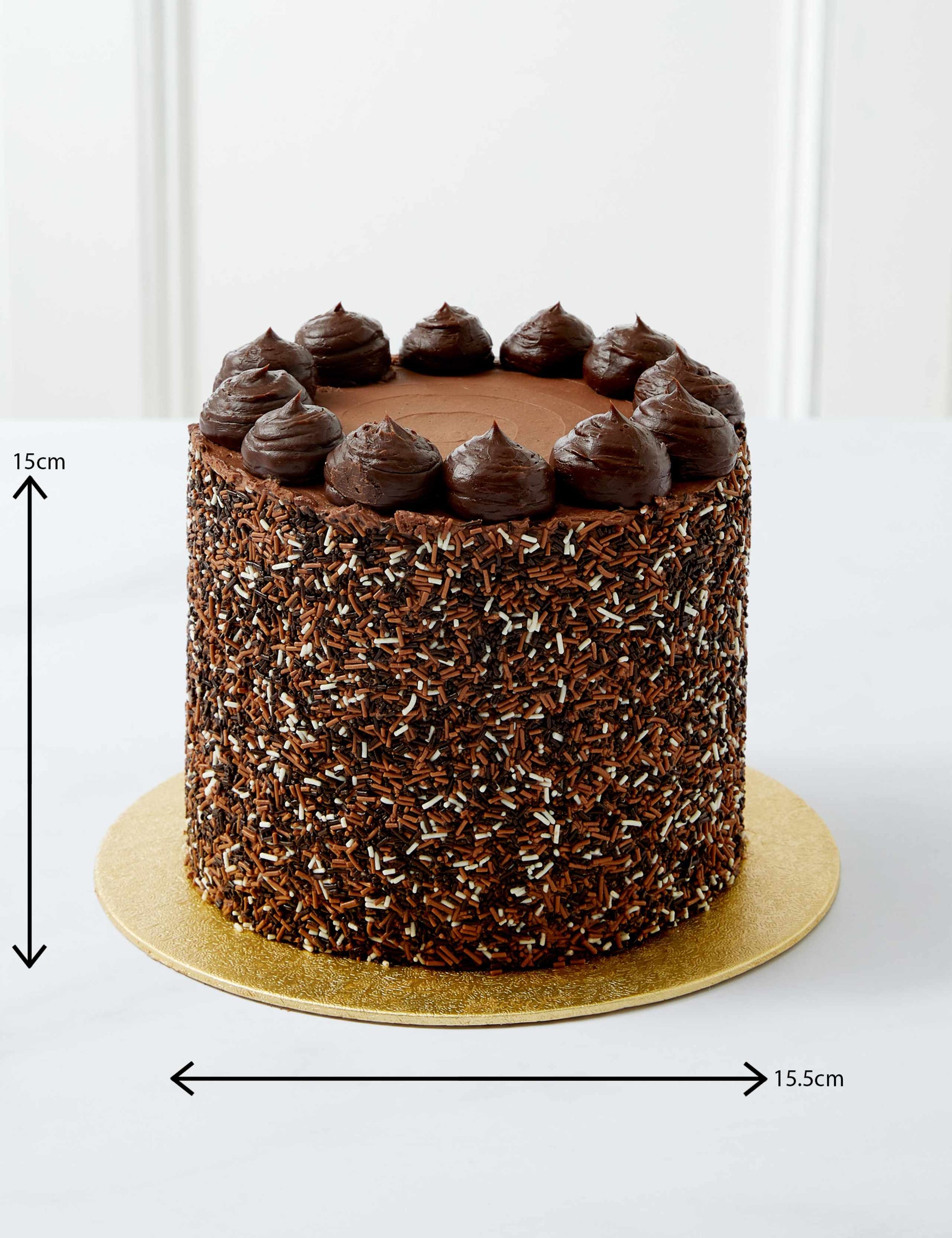 Milk Dark & White Chocolate Layers Cake (Serves 12)