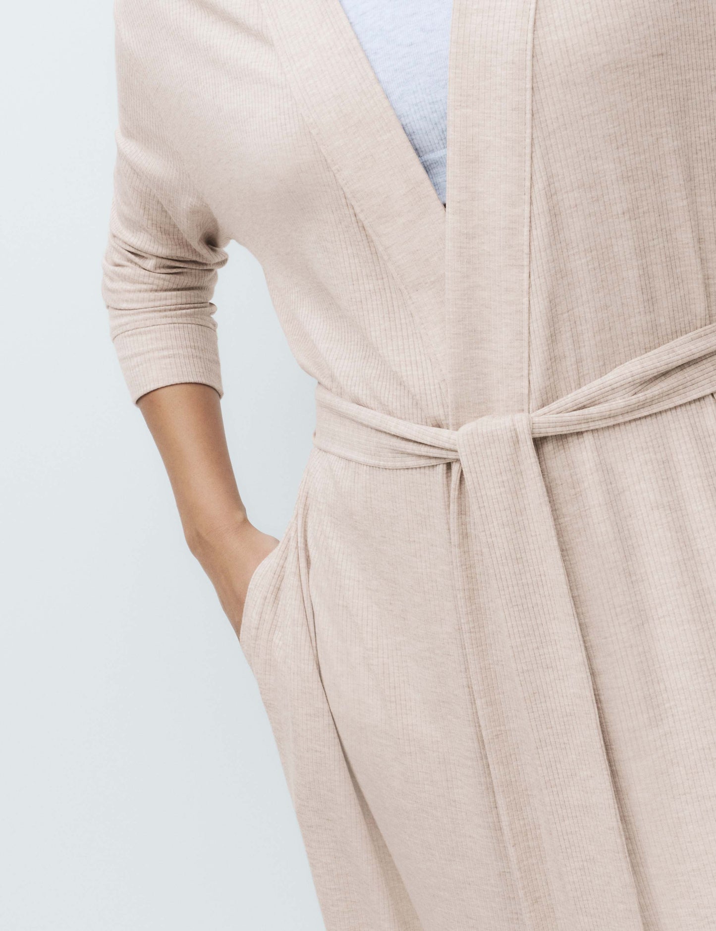Modal Rich Ribbed Long Wrap
