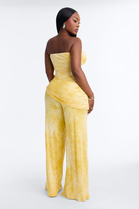 Tie Dye Dreams Strapless Jumpsuit