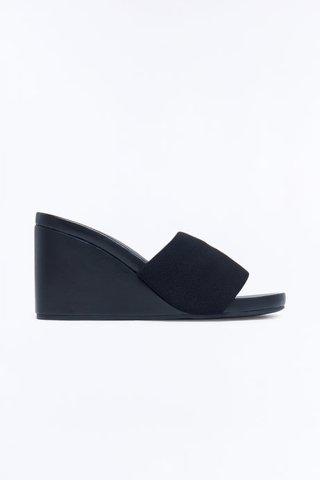 Sophie Round Toe Mule Wedges