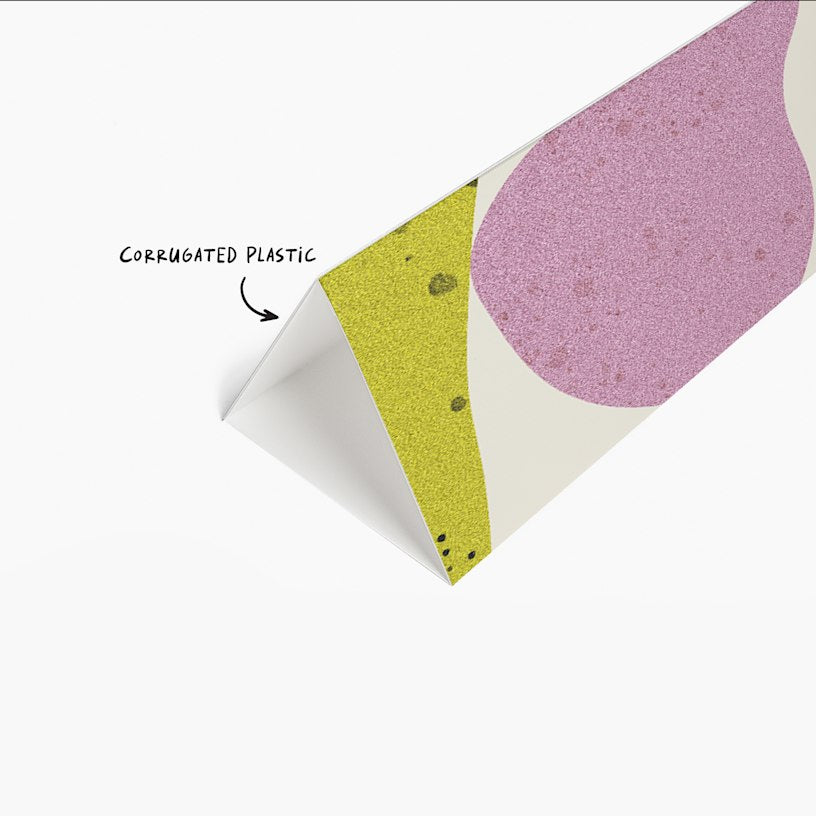 Triple-Sided Advertising Totems