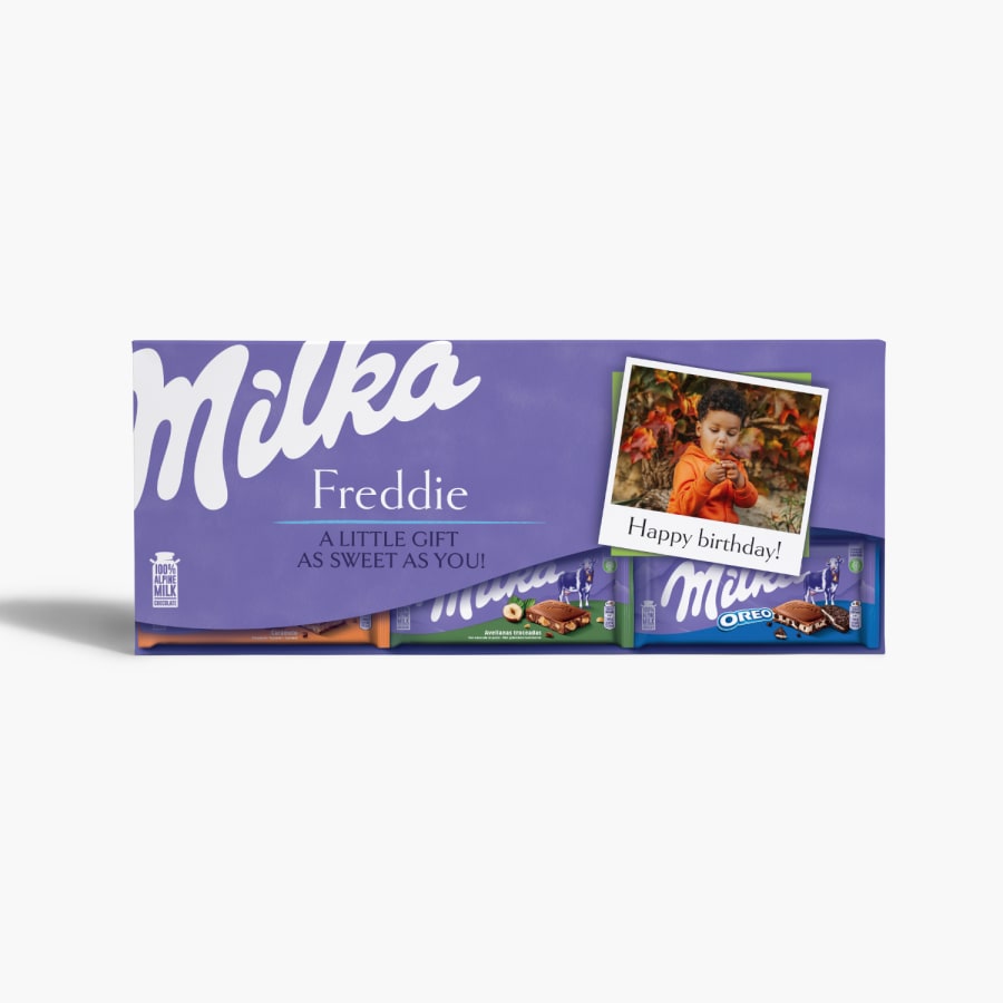Giant Personalised Milka Chocolate Bars
