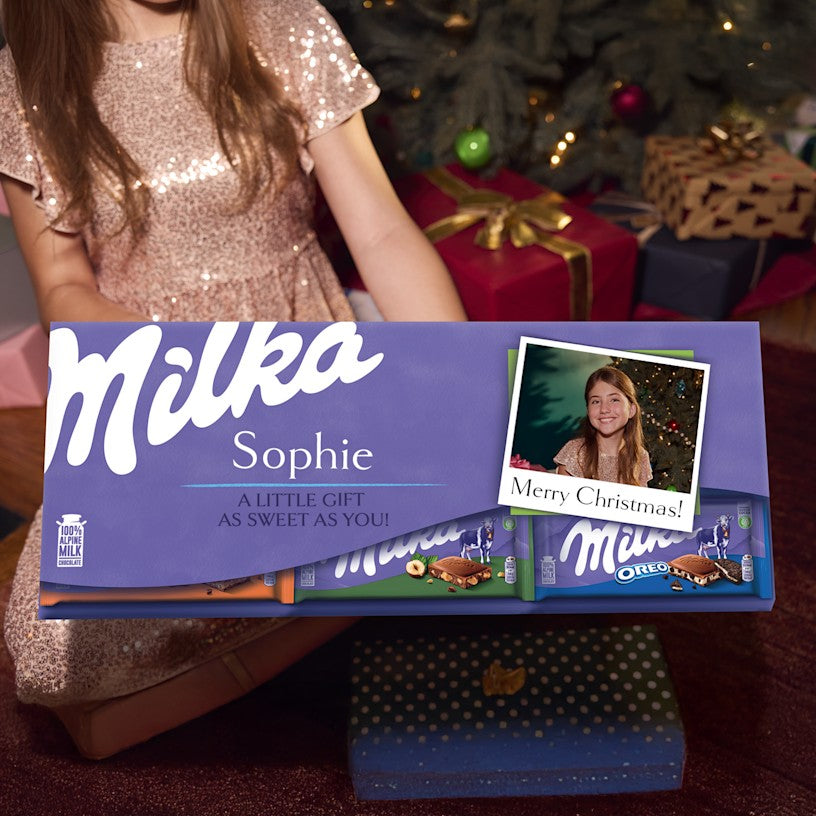 Giant Personalised Milka Chocolate Bars