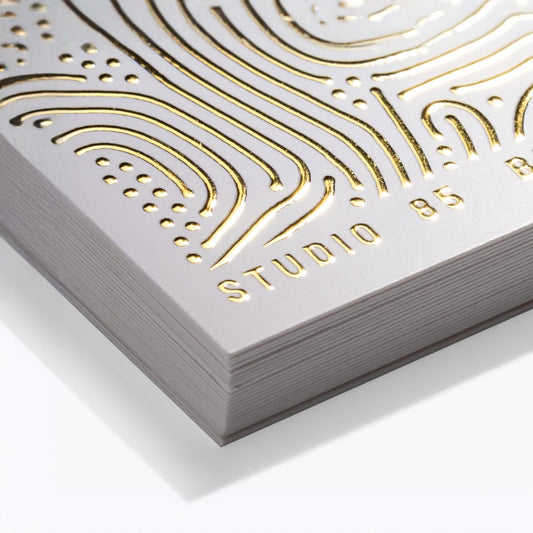 Raised Foil Business Cards