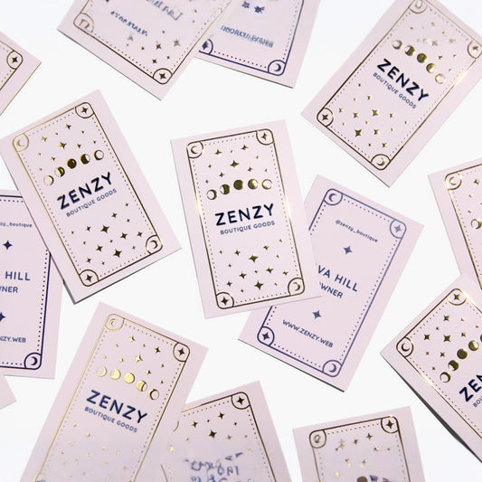 Raised Foil Business Cards