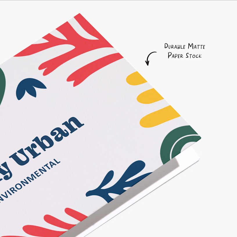 Folded Business Cards