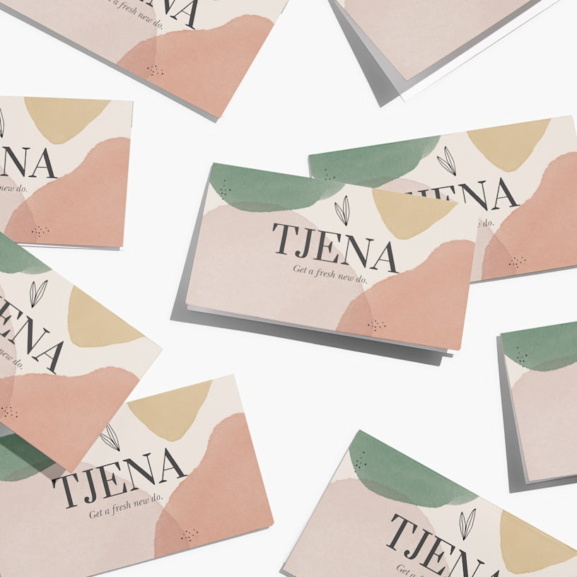 Folded Business Cards