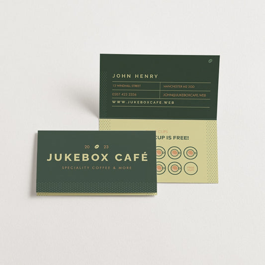 Folded Business Cards