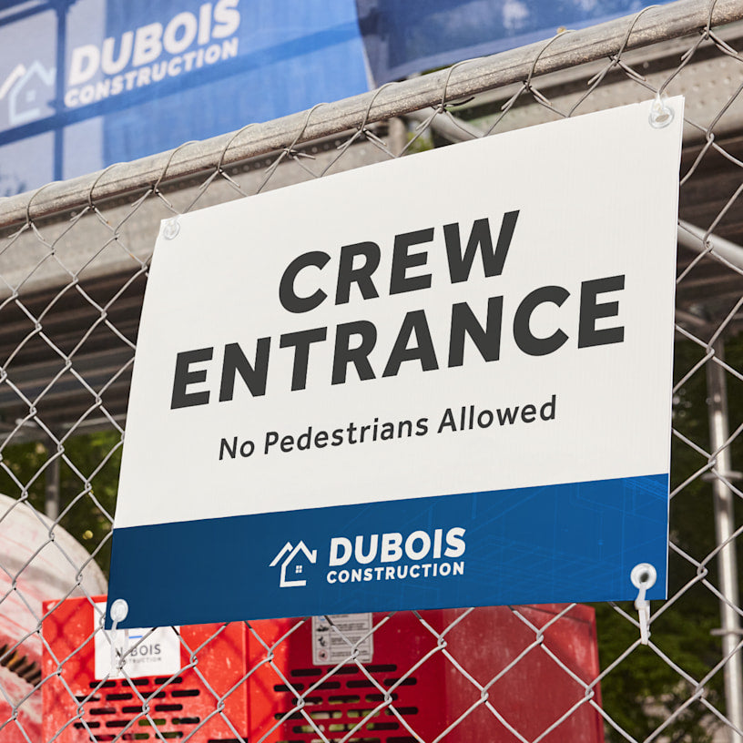 Corrugated Plastic Signs