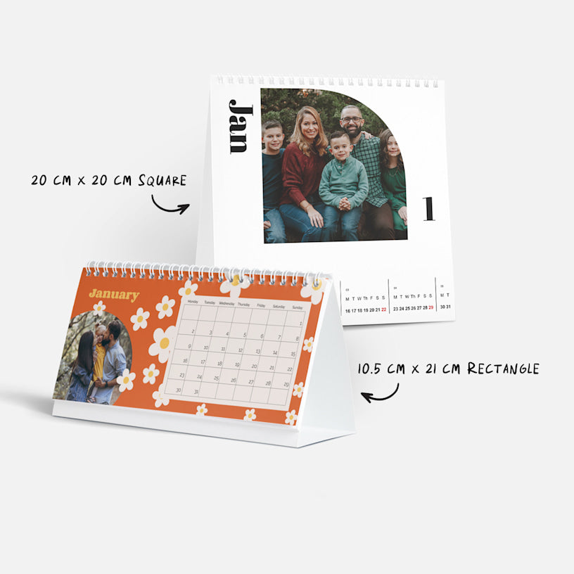 Personalised Desk Calendars