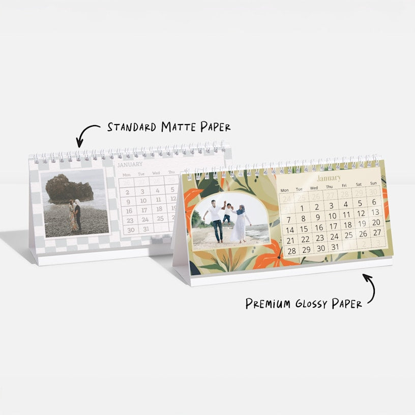 Personalised Desk Calendars