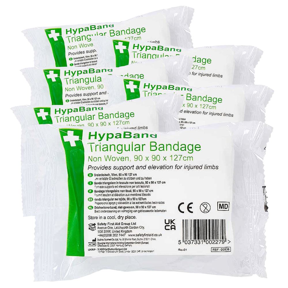 HypaBand Non Woven Triangular Bandage (Pack of 6)
