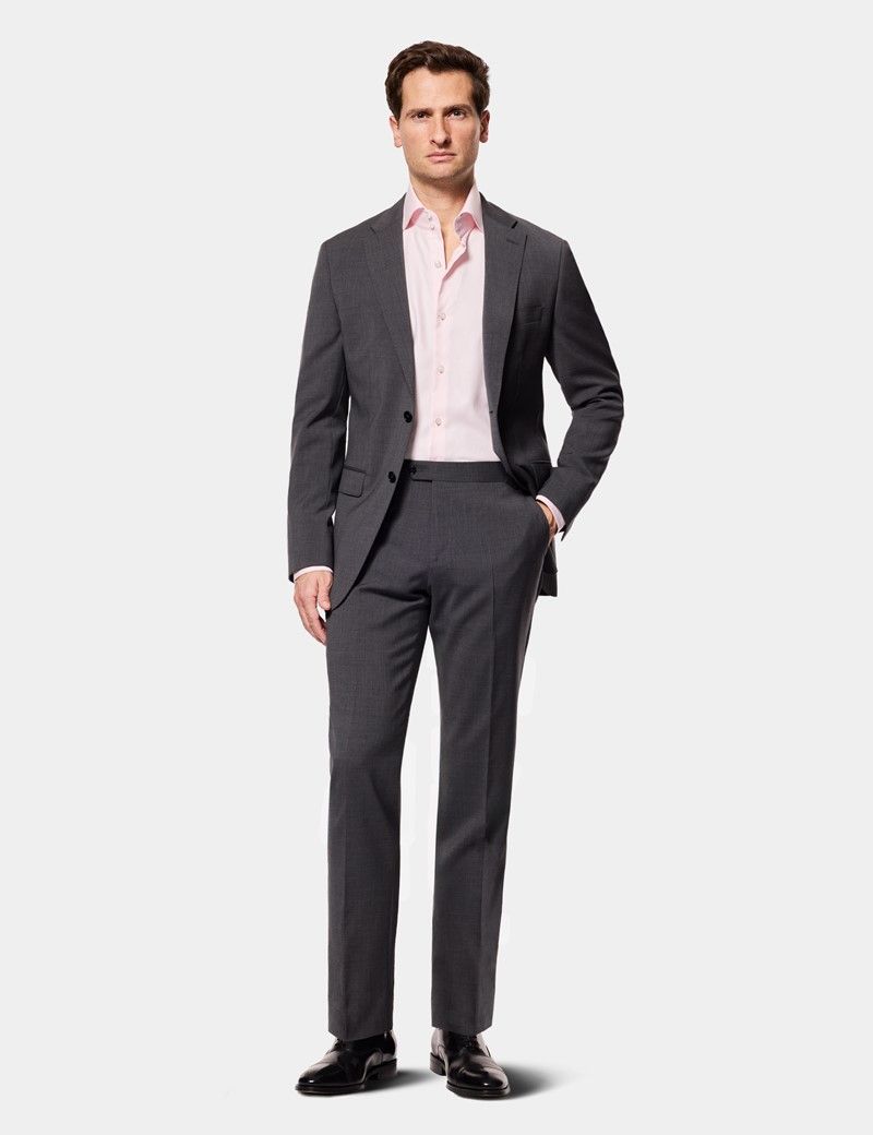 Slim Fit Light Pink Twill Curtis Shirt