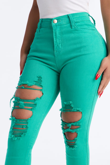 Tell Your Boy Bye Jeans - Green