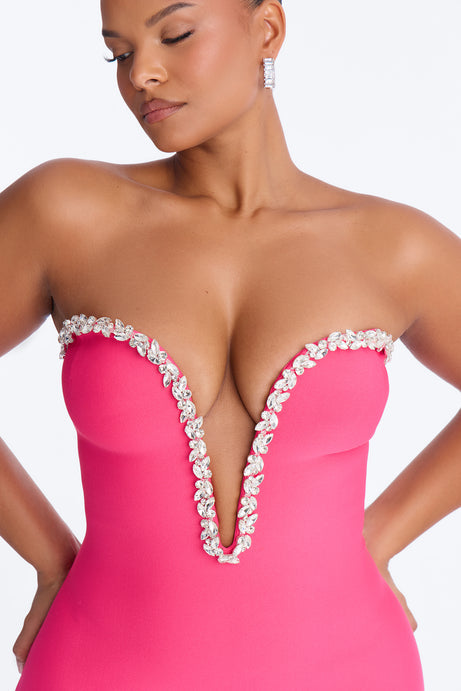 Sweetest Heart Embellished Mini Dress