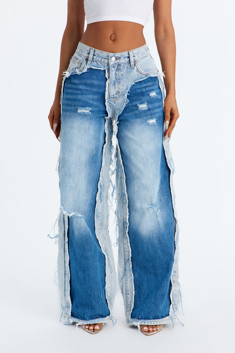 In Concert Reconstructed Wide Leg Jeans