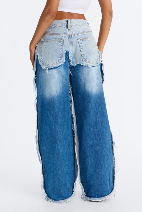 In Concert Reconstructed Wide Leg Jeans
