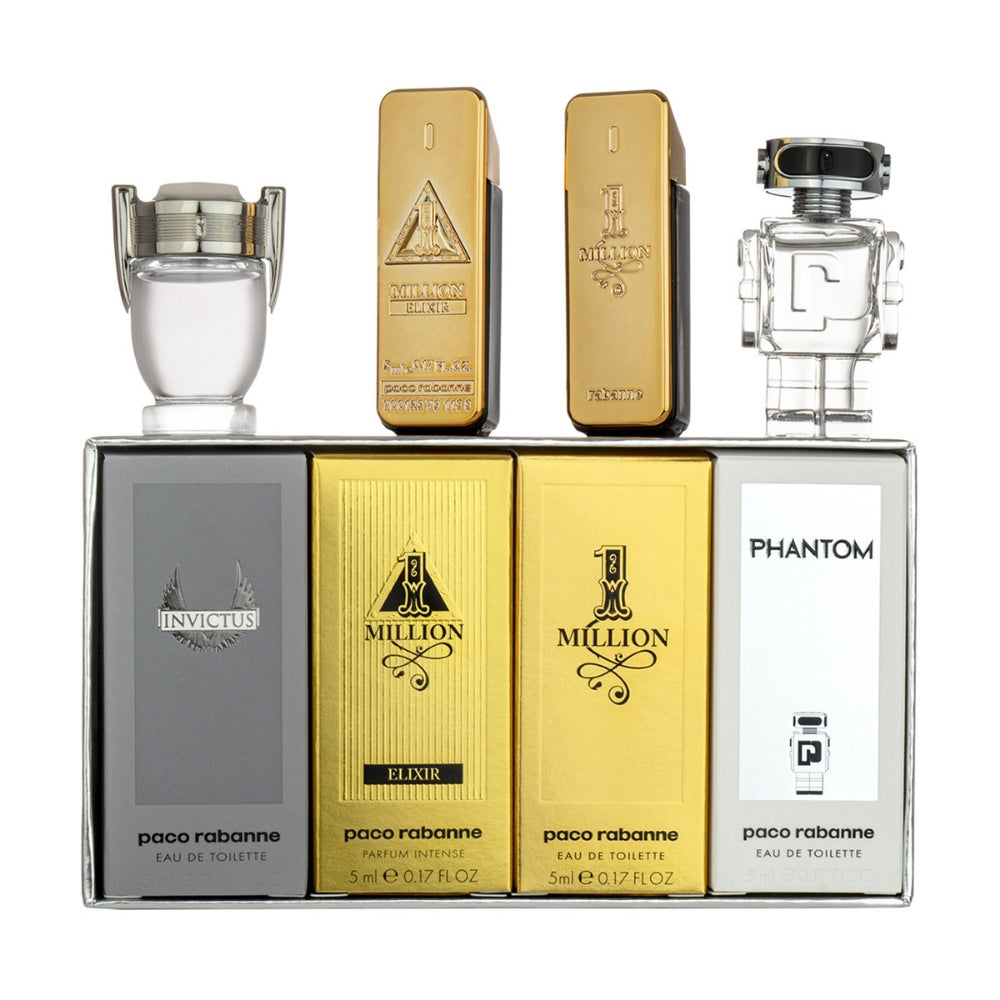 Paco Rabanne Men's Mini Fragrance Gift Set 4 x 5ml