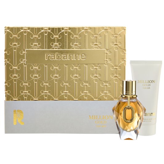Paco Rabanne Million Gold For Her Eau De Parfum Gift Set 50ml