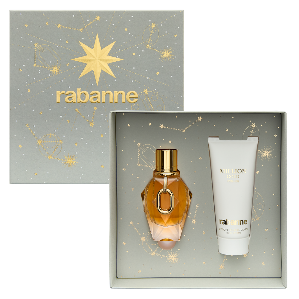 Paco Rabanne Million Gold For Her Eau De Parfum Gift Set 50ml