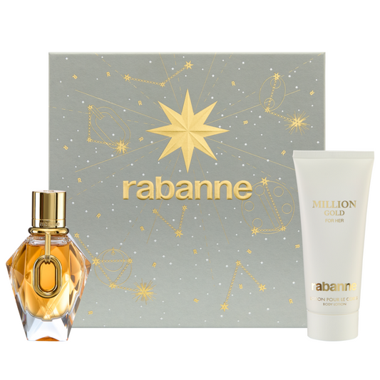 Paco Rabanne Million Gold For Her Eau De Parfum Gift Set 50ml