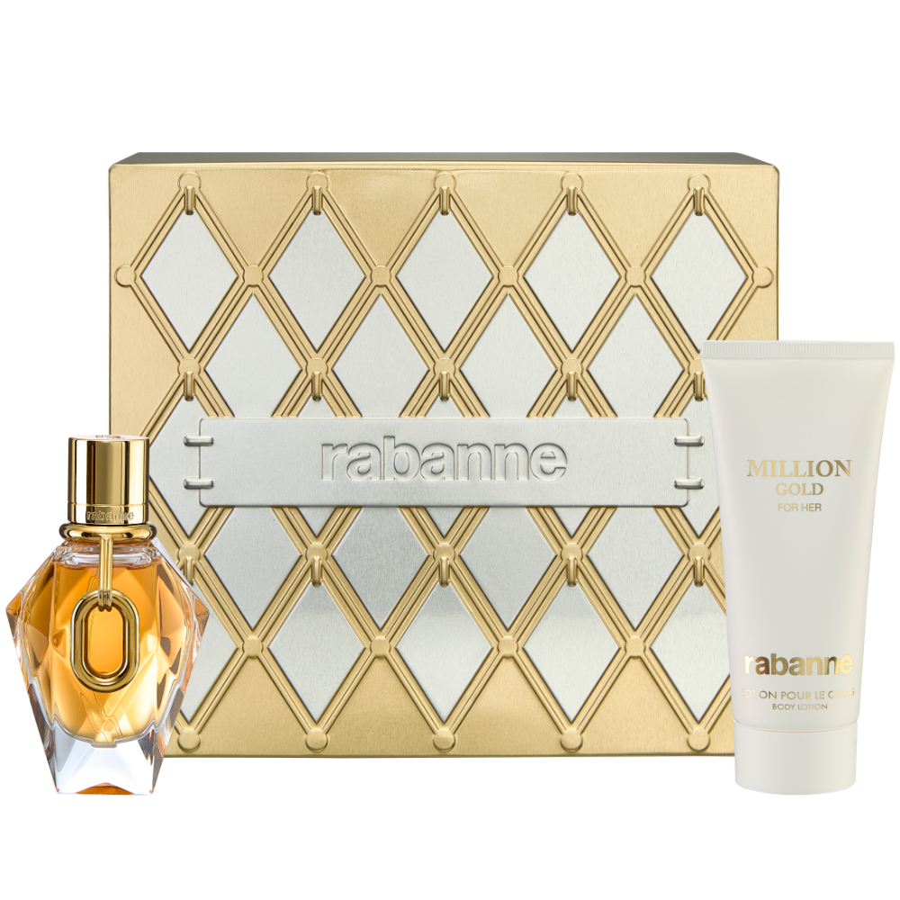 Paco Rabanne Million Gold For Her Eau De Parfum Gift Set 50ml
