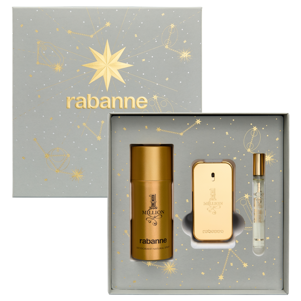 Paco Rabanne One Million Eau De Toilette Gift Set 50ml