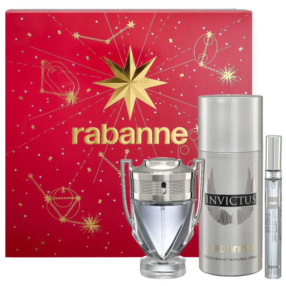 Paco Rabanne Invictus Eau De Toilette Gift Set 50ml
