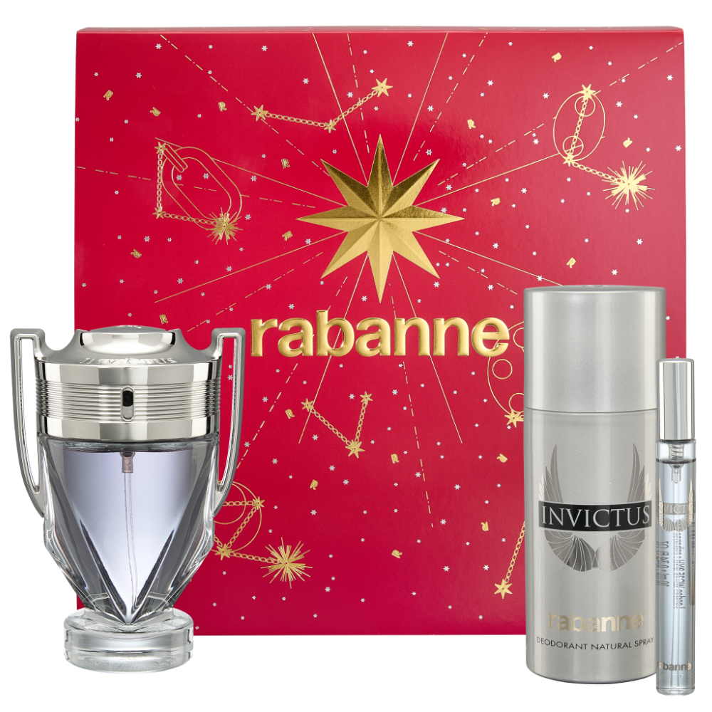 Paco Rabanne Invictus Eau De Toilette Gift Set 100ml