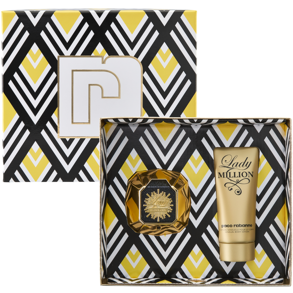 Paco Rabanne Lady Million Fabulous Eau De Parfum Gift Set 80ml
