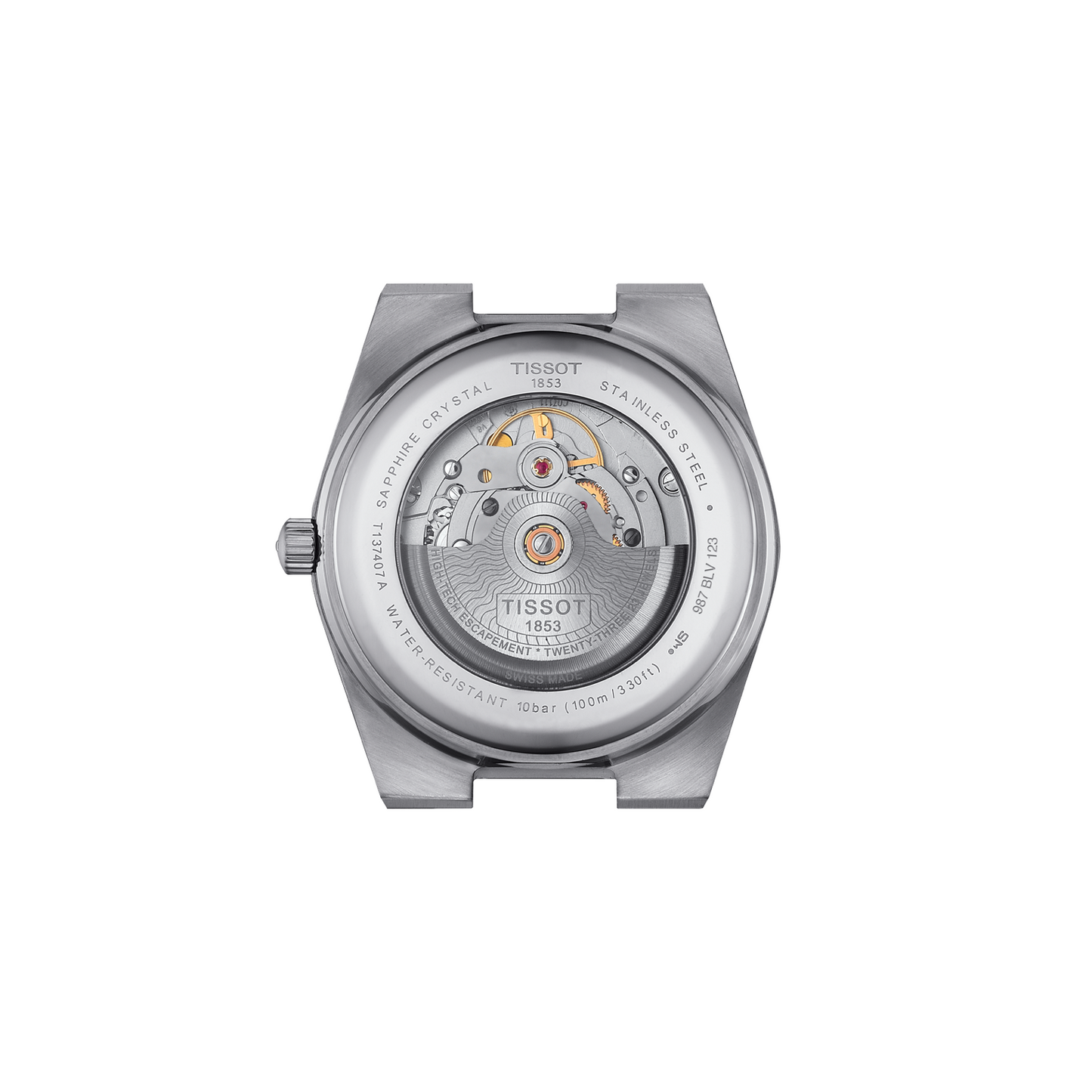 Tissot PRX Powermatic 80 40mm Blue Dial Leather Strap