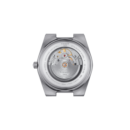 Tissot PRX Powermatic 80 40mm Blue Dial Leather Strap