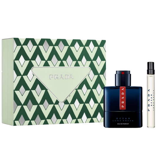 Prada Luna Rossa Ocean Eau De Parfum Gift Set 50ml