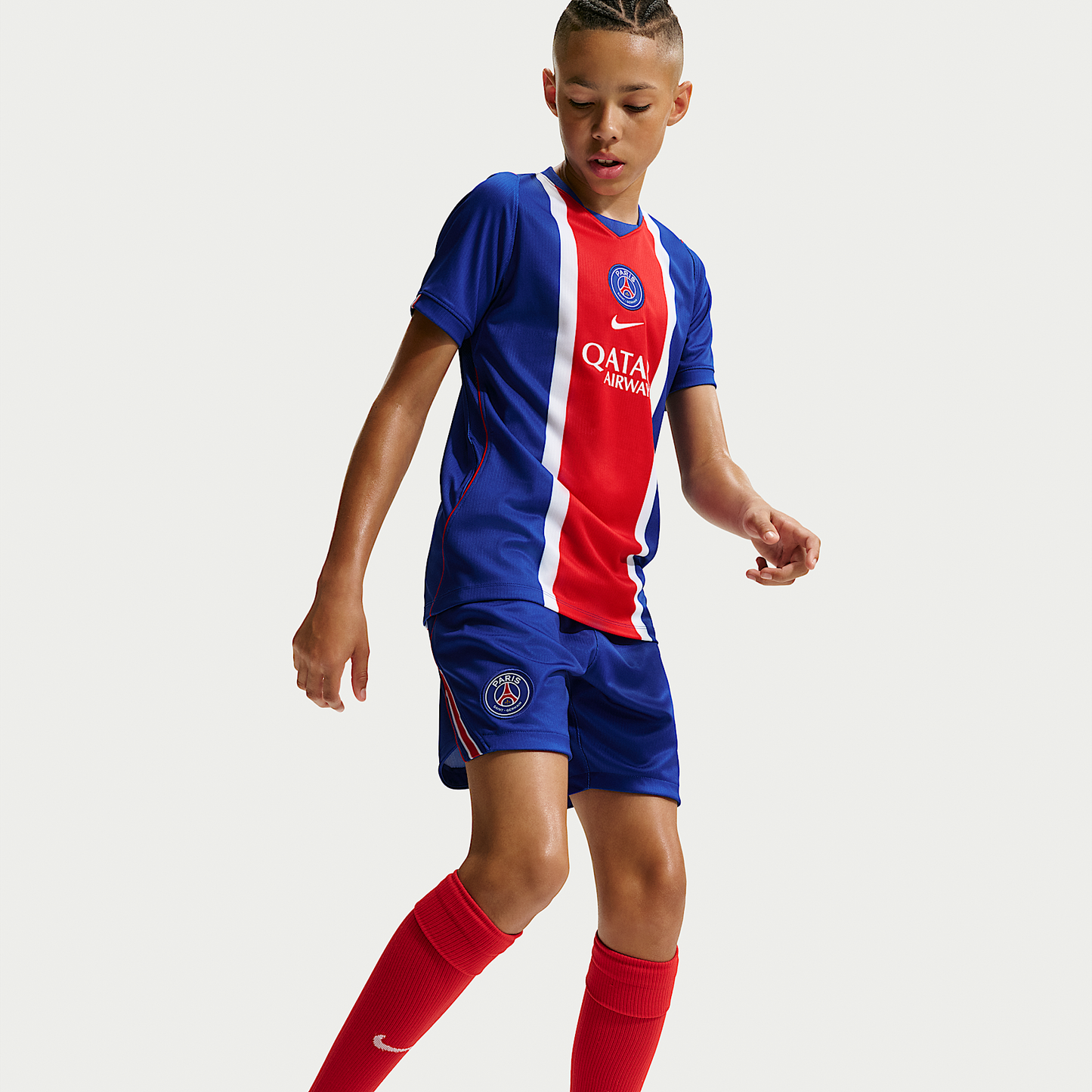 Paris Saint-Germain 2026/27 Stadium Home Older Kids' Nike Dri-FIT Football Replica Shorts