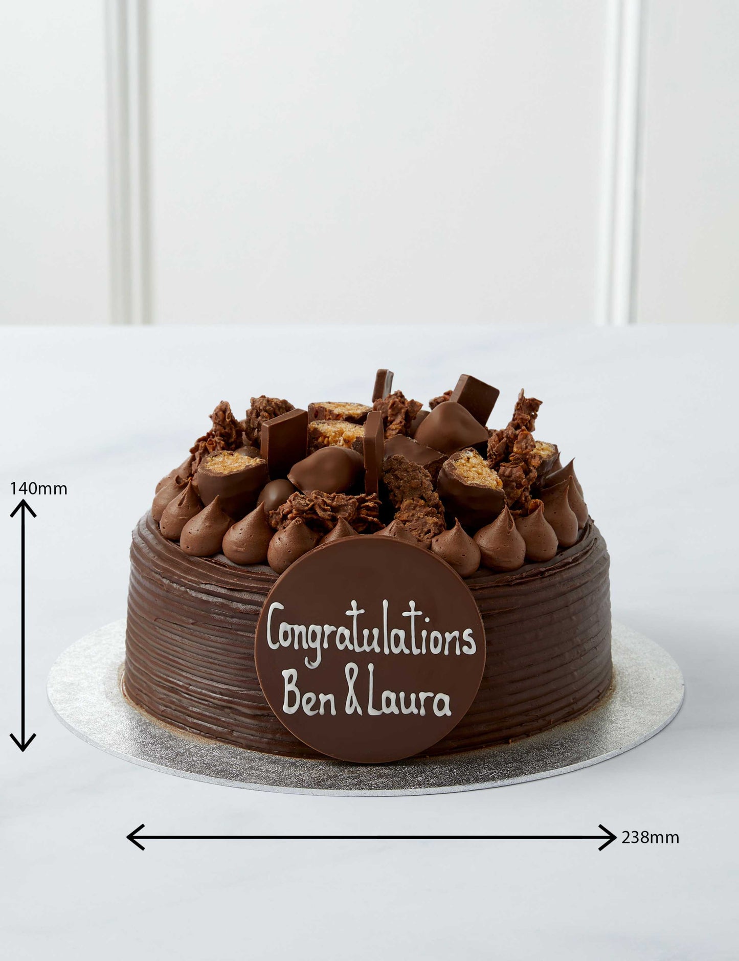 Personalised Extra Large Mini Bite Cake (Serves 24)