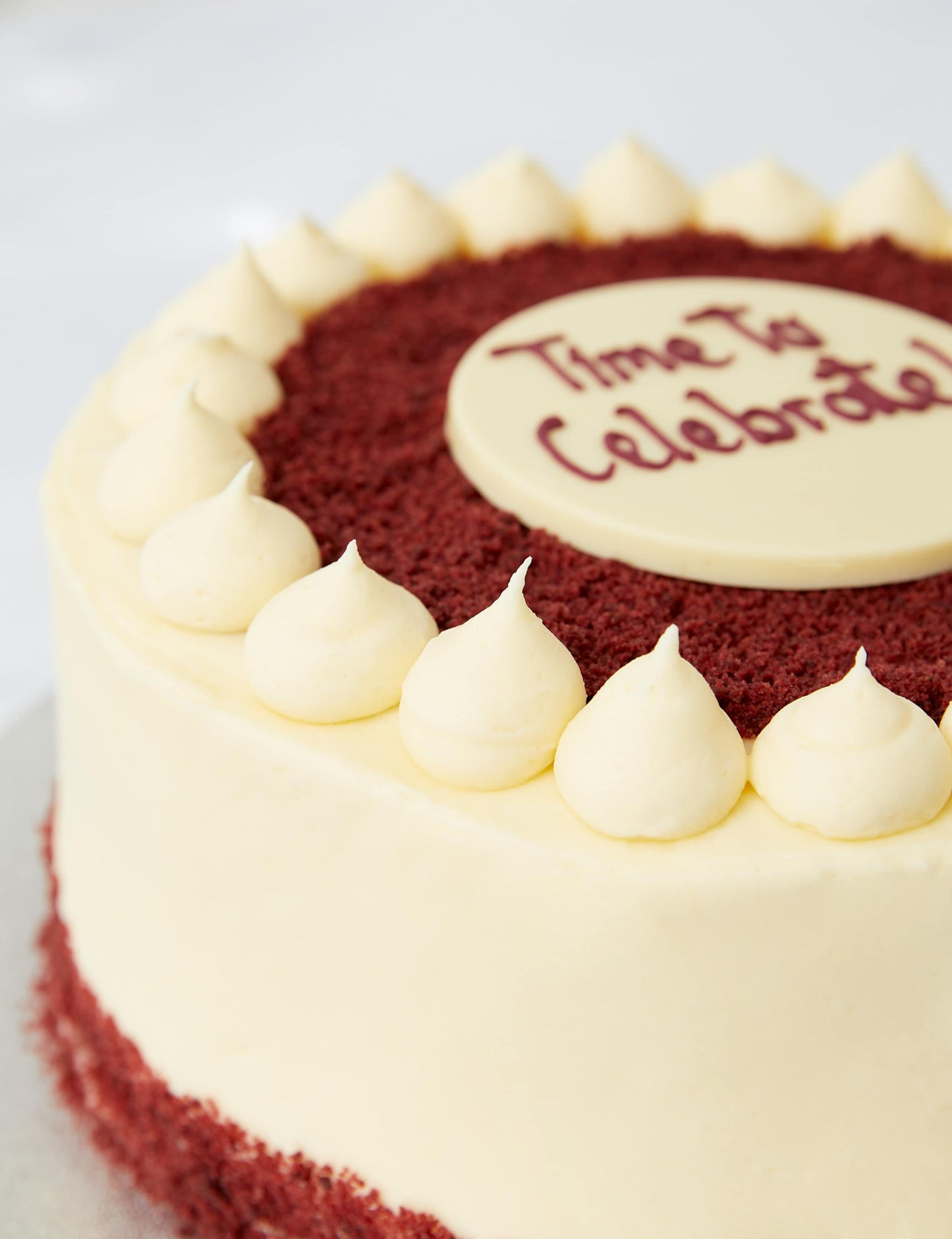 Personalised Extra Large Red Velvet Cake (Serves 24)