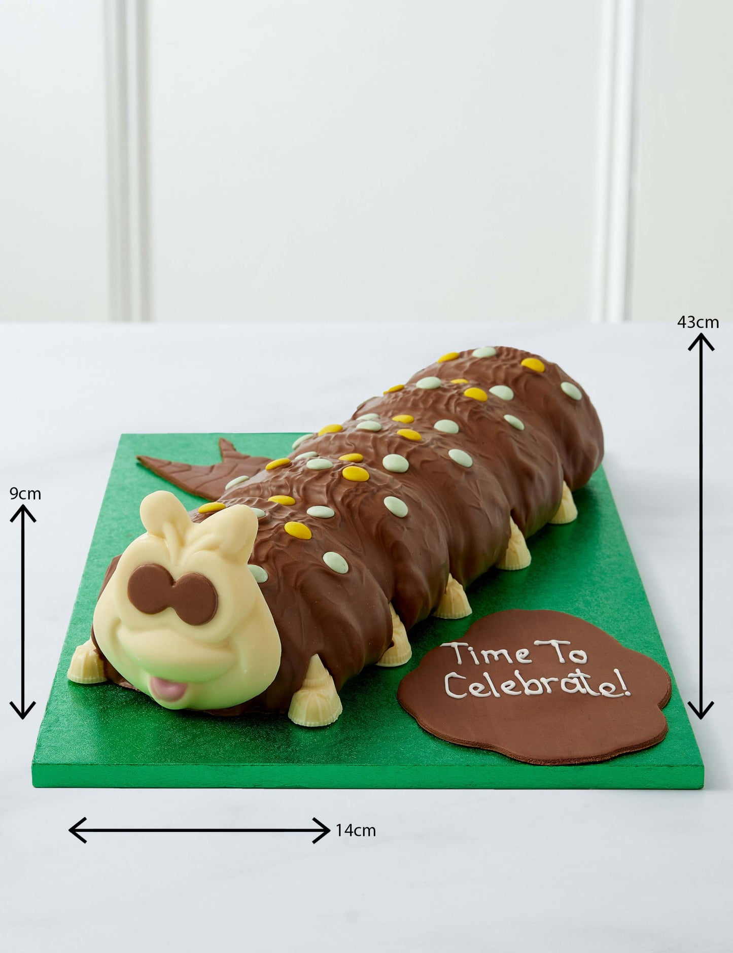 Personalised Giant Colin the Caterpillar™ Cake (Serves 40)