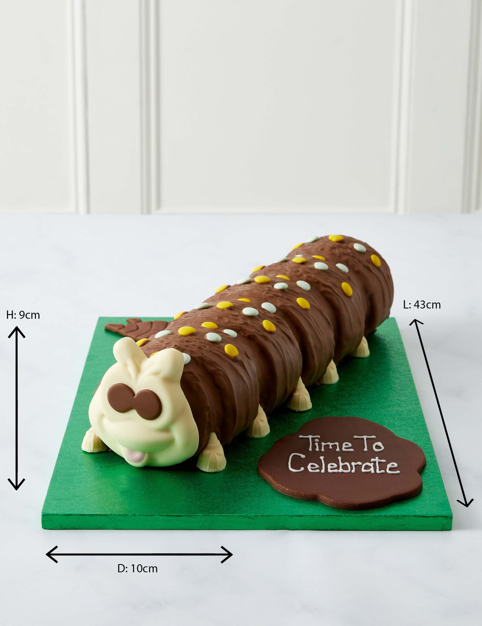 Personalised Giant Colin the Caterpillar™ Cake (Serves 40)