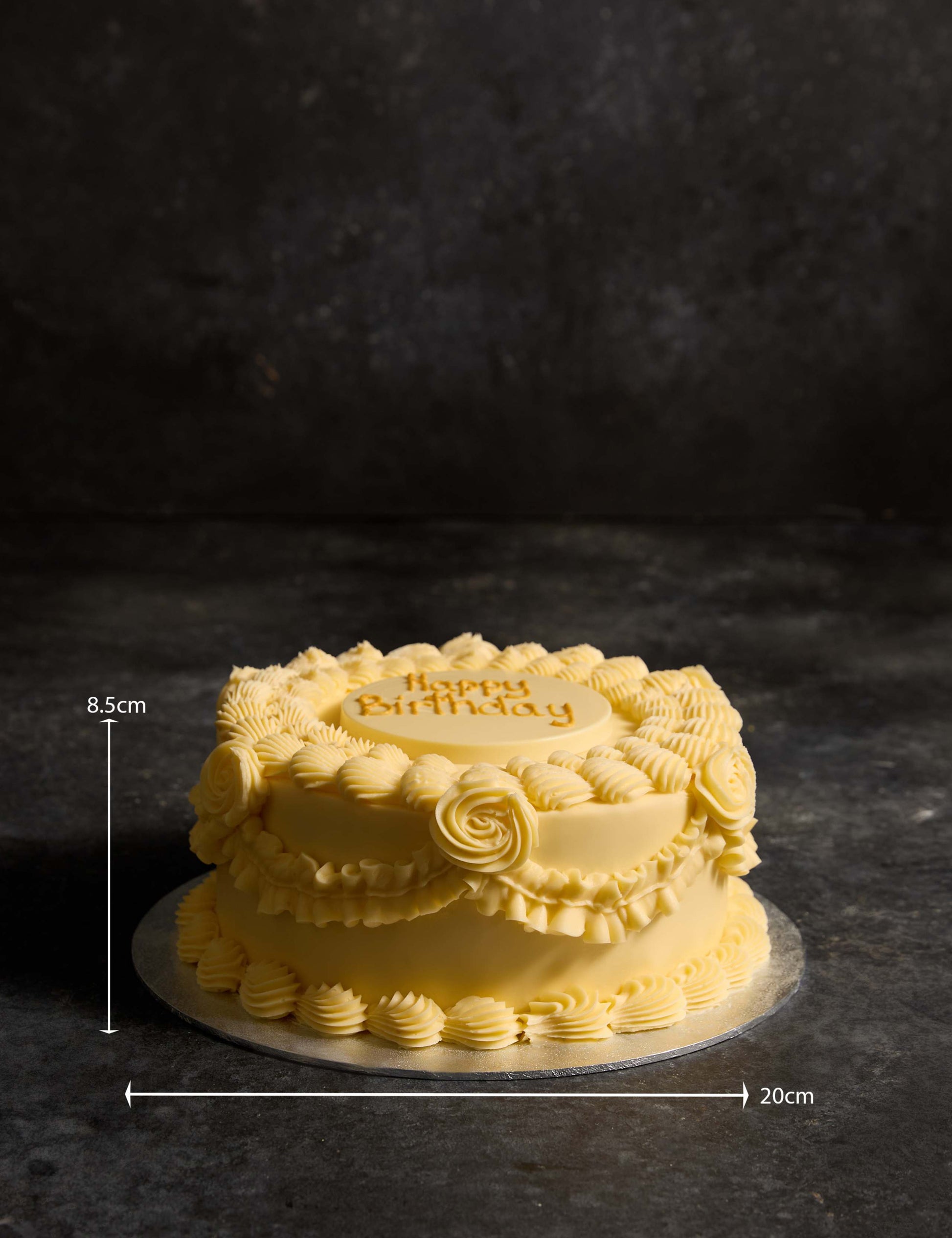 Personalised Vintage Party Cake (Serves 20)