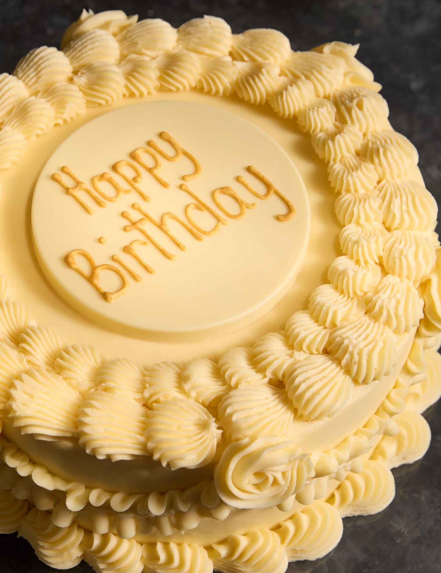 Personalised Vintage Party Cake (Serves 20)