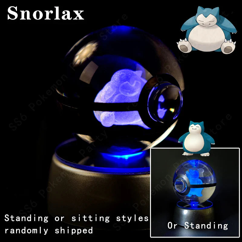 Pokemon Crystal Ball 3D Lamp Night Light - Interactive Group