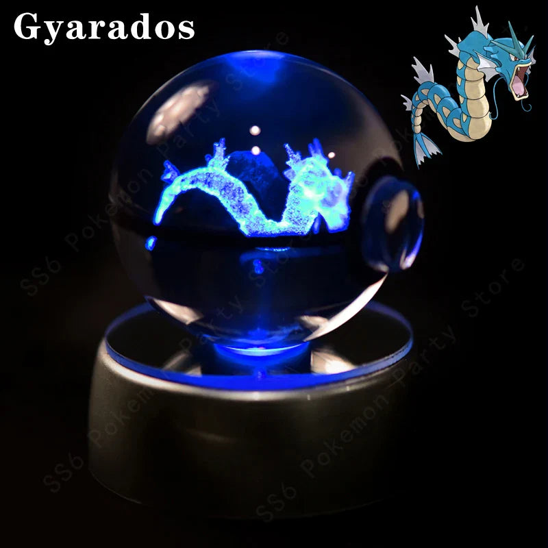 Pokemon Crystal Ball 3D Lamp Night Light - Interactive Group