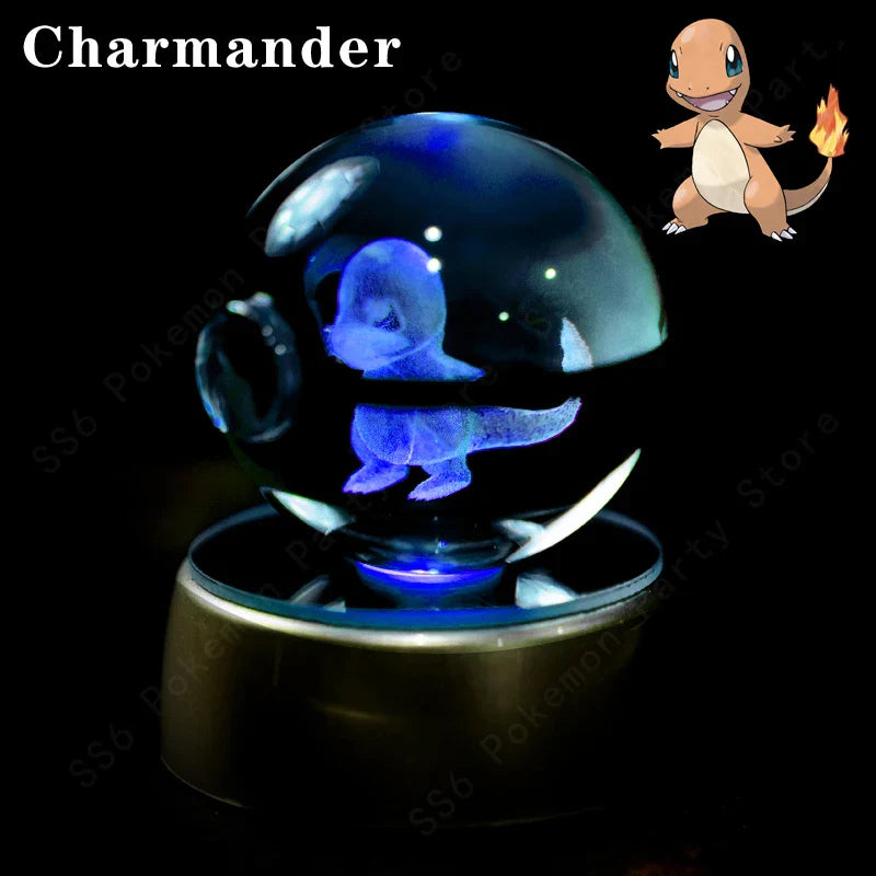 Pokemon Crystal Ball 3D Lamp Night Light - Interactive Group