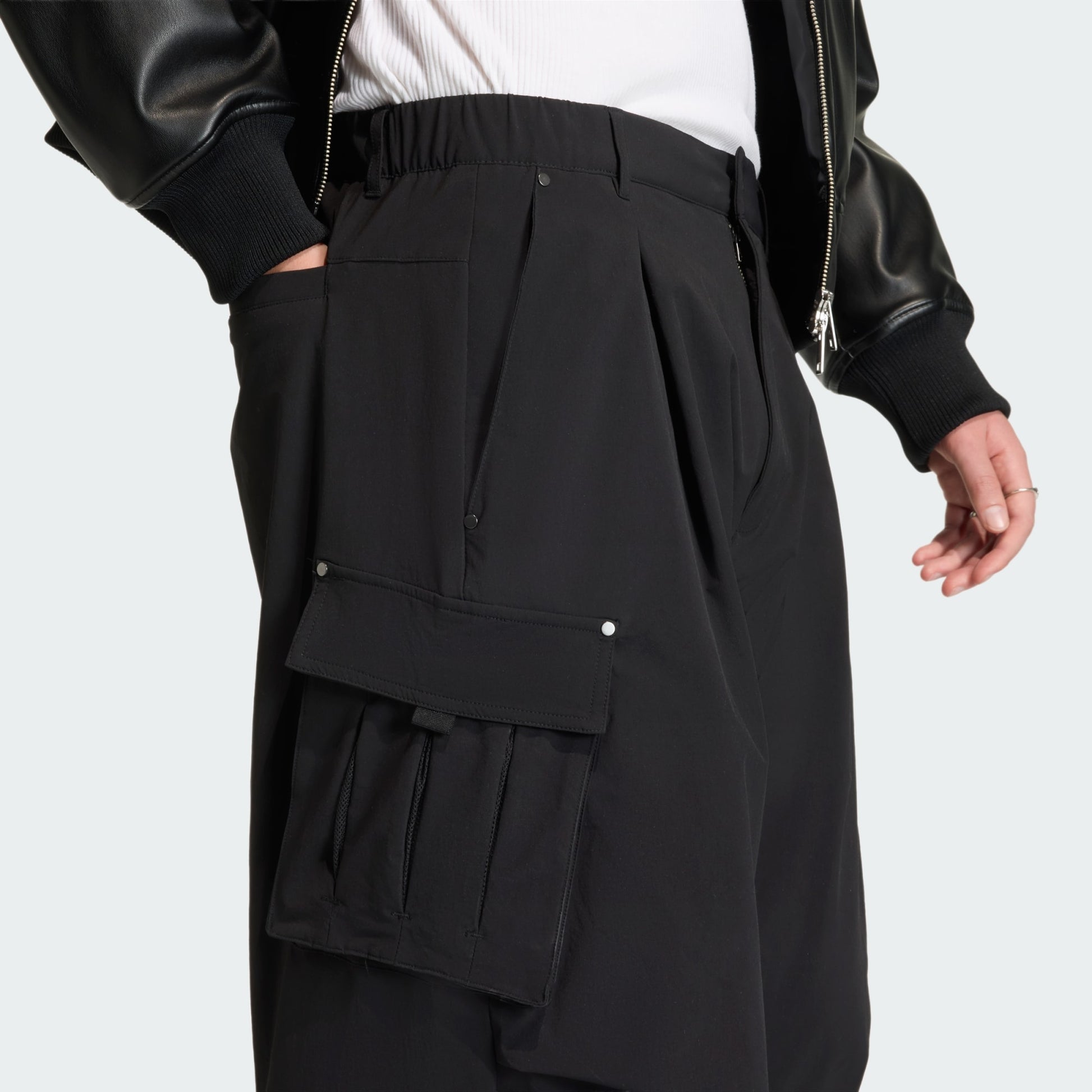 Premium Essentials Utility Cargo Tracksuit Bottoms